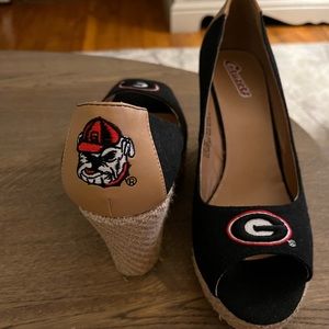 Georgia bulldog wedges